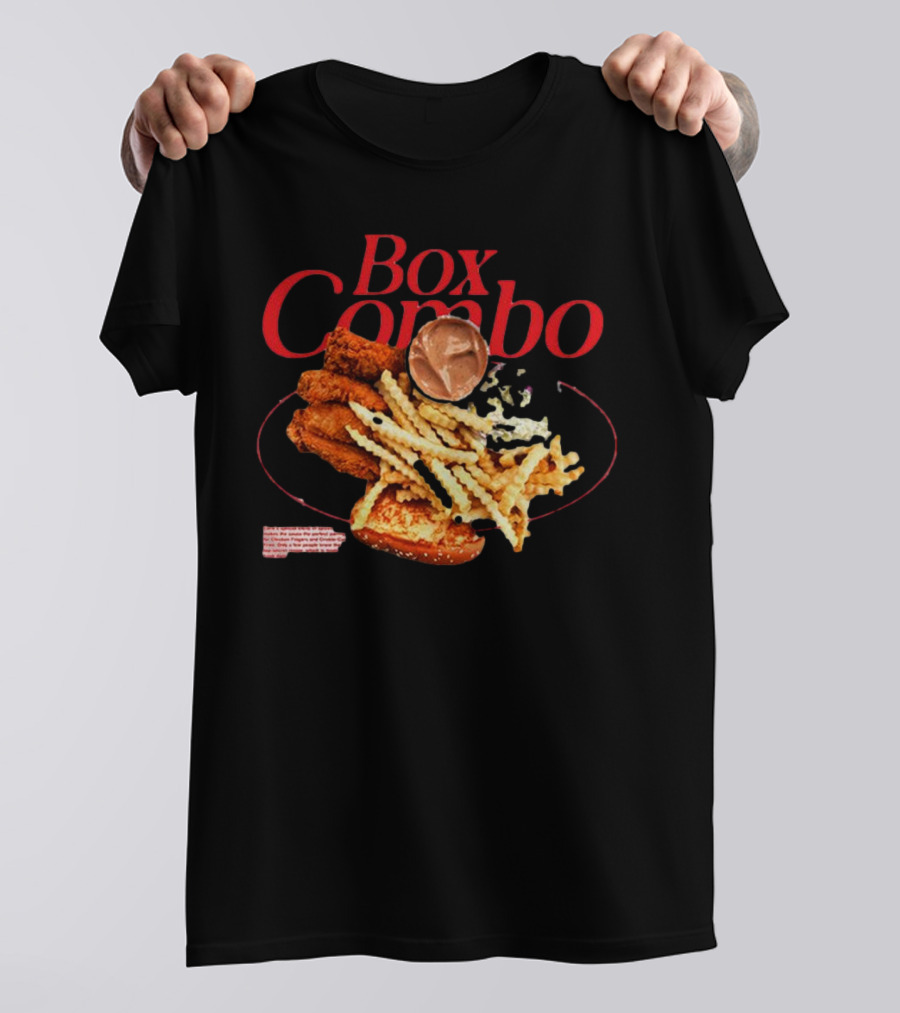 Box Combo Raising Cane's Chicken Fingers Crinkle-Cut Fries Texas Toast T-Shirt