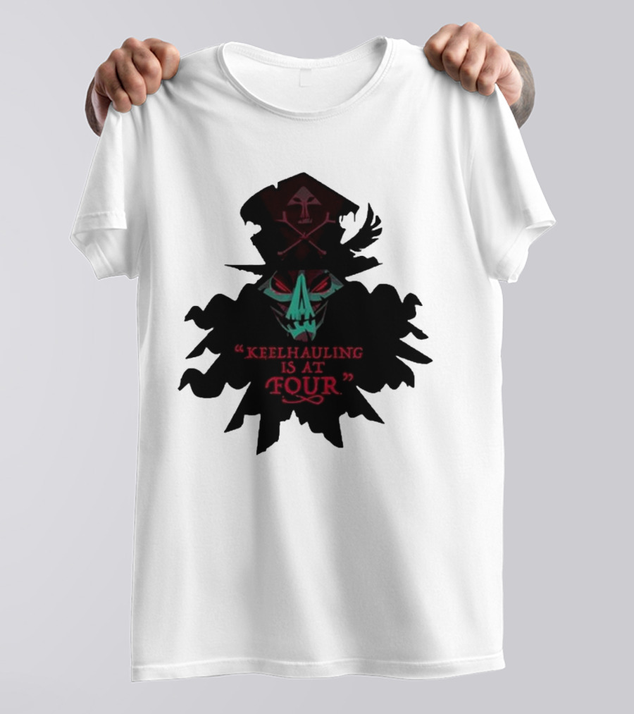 Devolver Digital Lechuck Keelhauling Is At Four Skulled Figure T-Shirt