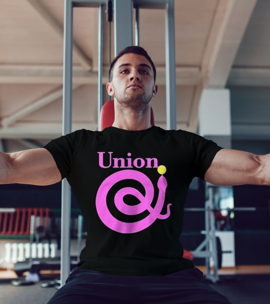 Union Pink Spiral Snake T-Shirt