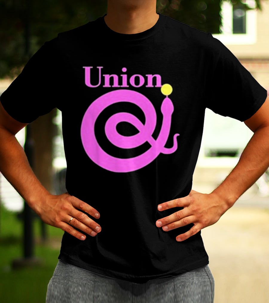 Union Pink Spiral Snake T-Shirt