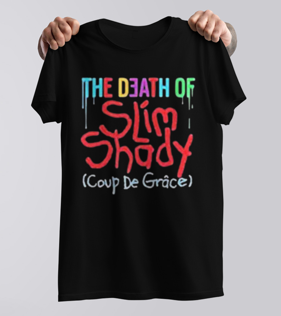 Eminem The Death Of Slim Shady Coup De Grâce New Album Tracklist Two Sides T-Shirt