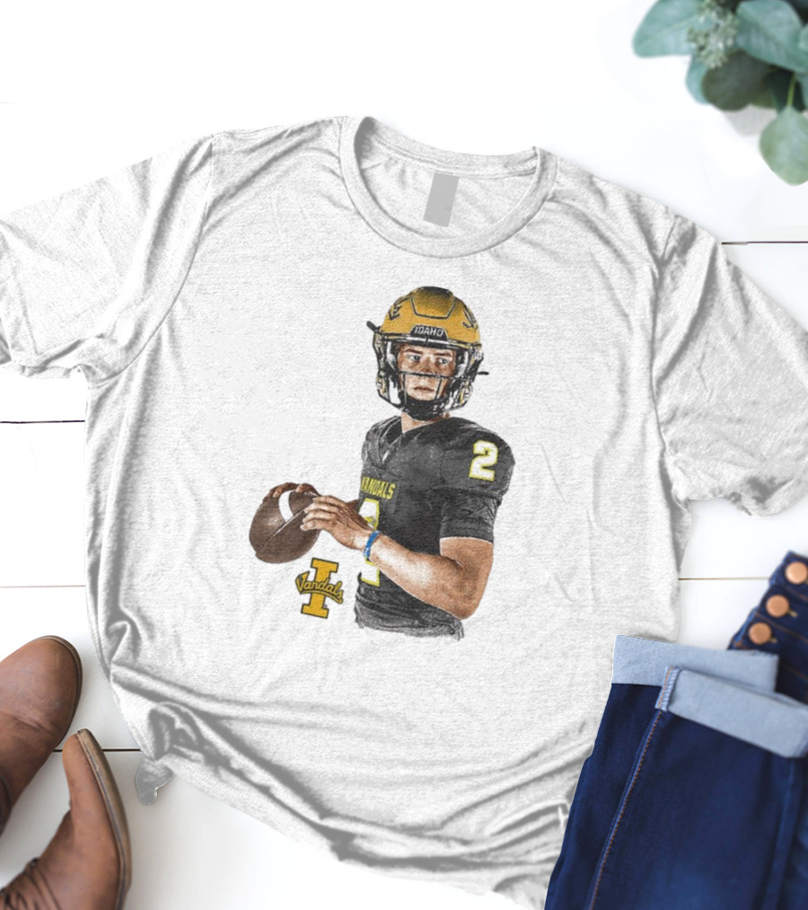 Idaho Vandals Football Player Jack Layne T-Shirt