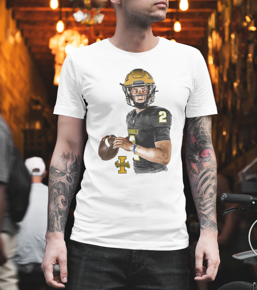 Idaho Vandals Football Player Jack Layne T-Shirt