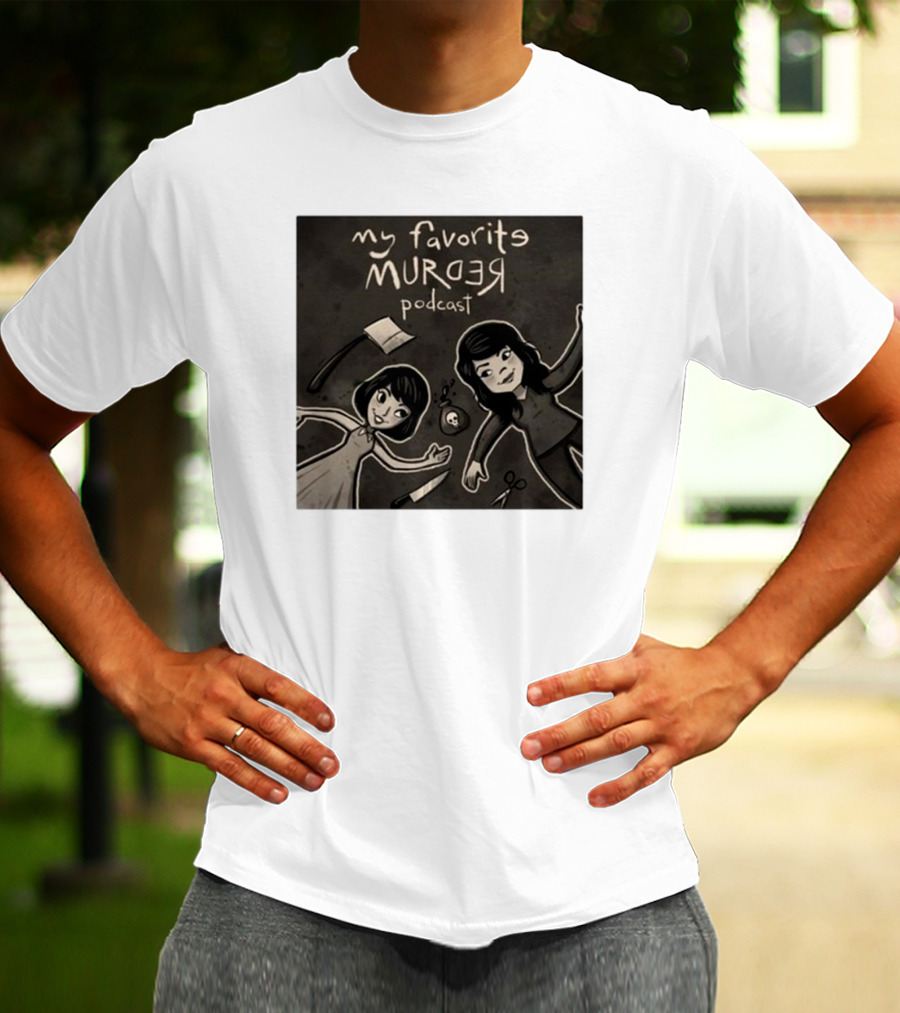 Michael Ramstead My Favorite Murder Podcast With Axes Knives And Scissors T-Shirt