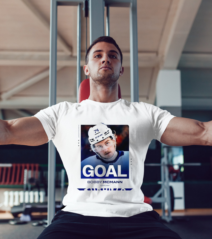 Toronto Maple Leafs NHL Goal Bobby McMann T-Shirt