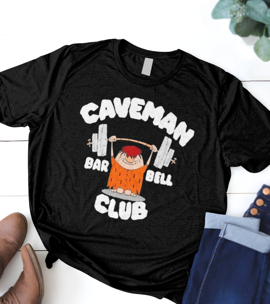 Caveman Barbell Club David Montgomery T-Shirt