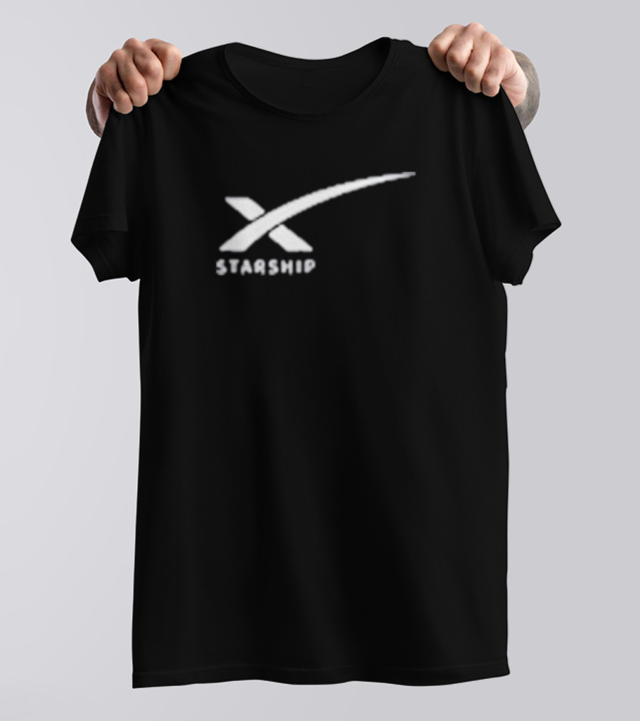 Elon Musk Starship Flight 5 SpaceX Logo Starship T-Shirt