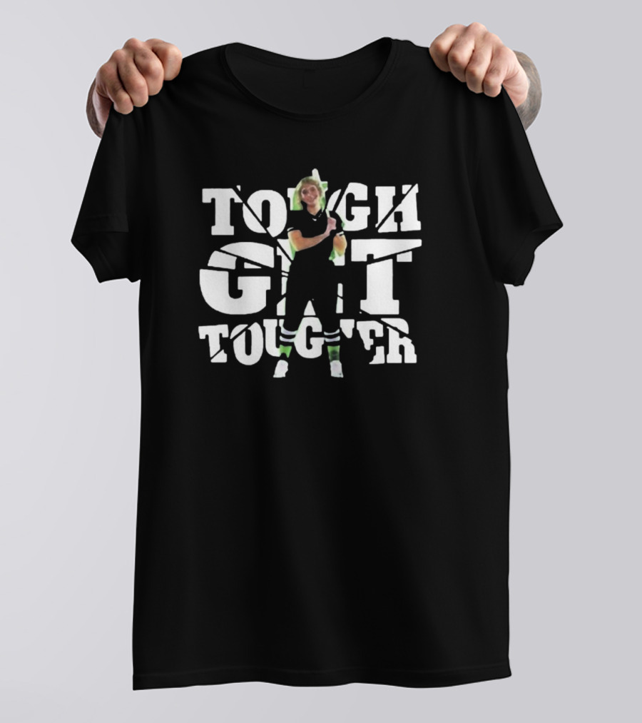 Erica Jordan Tough Get Tougher Retro Fitness T-Shirt