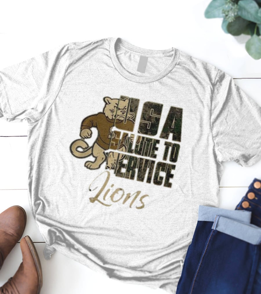 Penn State Nittany Lions USA Salute To Service Lions T-Shirt