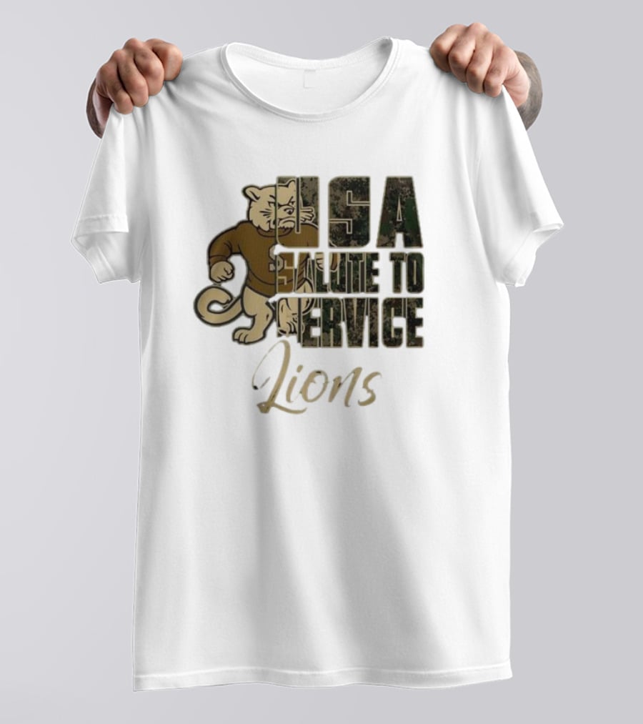 Penn State Nittany Lions USA Salute To Service Lions T-Shirt