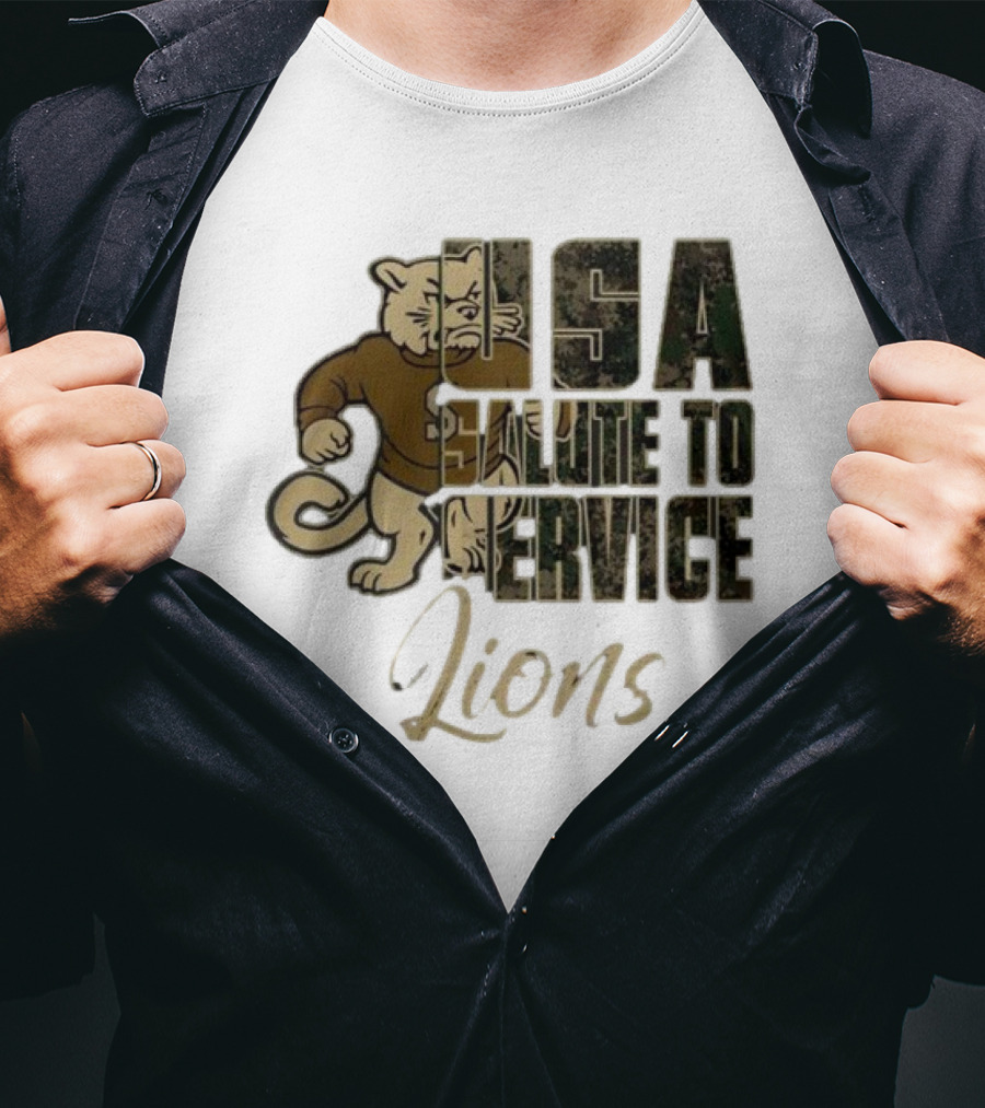 Penn State Nittany Lions USA Salute To Service Lions T-Shirt