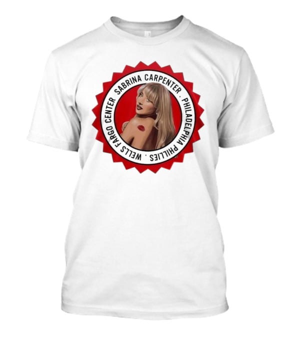 Sabrina Carpenter Philadelphia Phillies Wells Fargo Center T-Shirt
