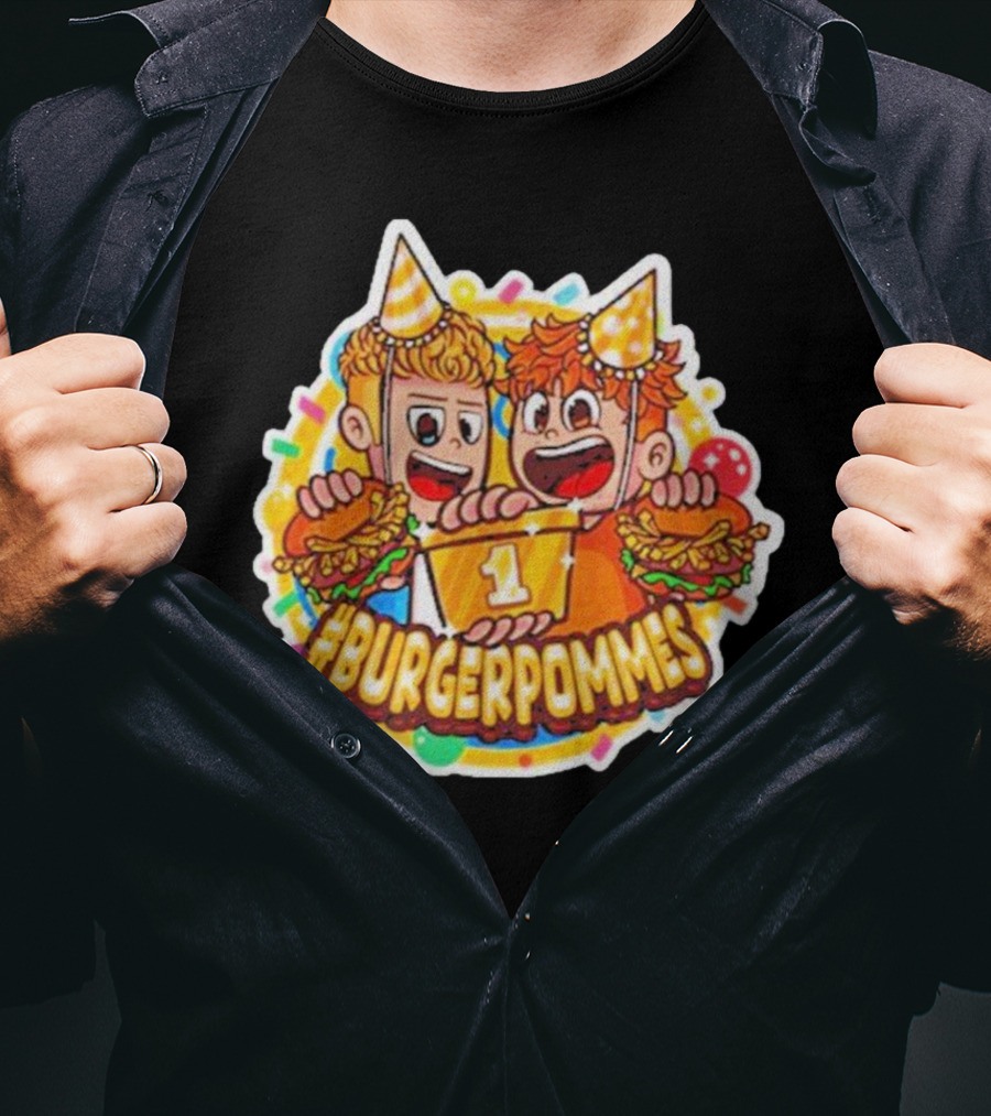 BURGERPOMMES Birthday Celebration Bundle T-Shirt