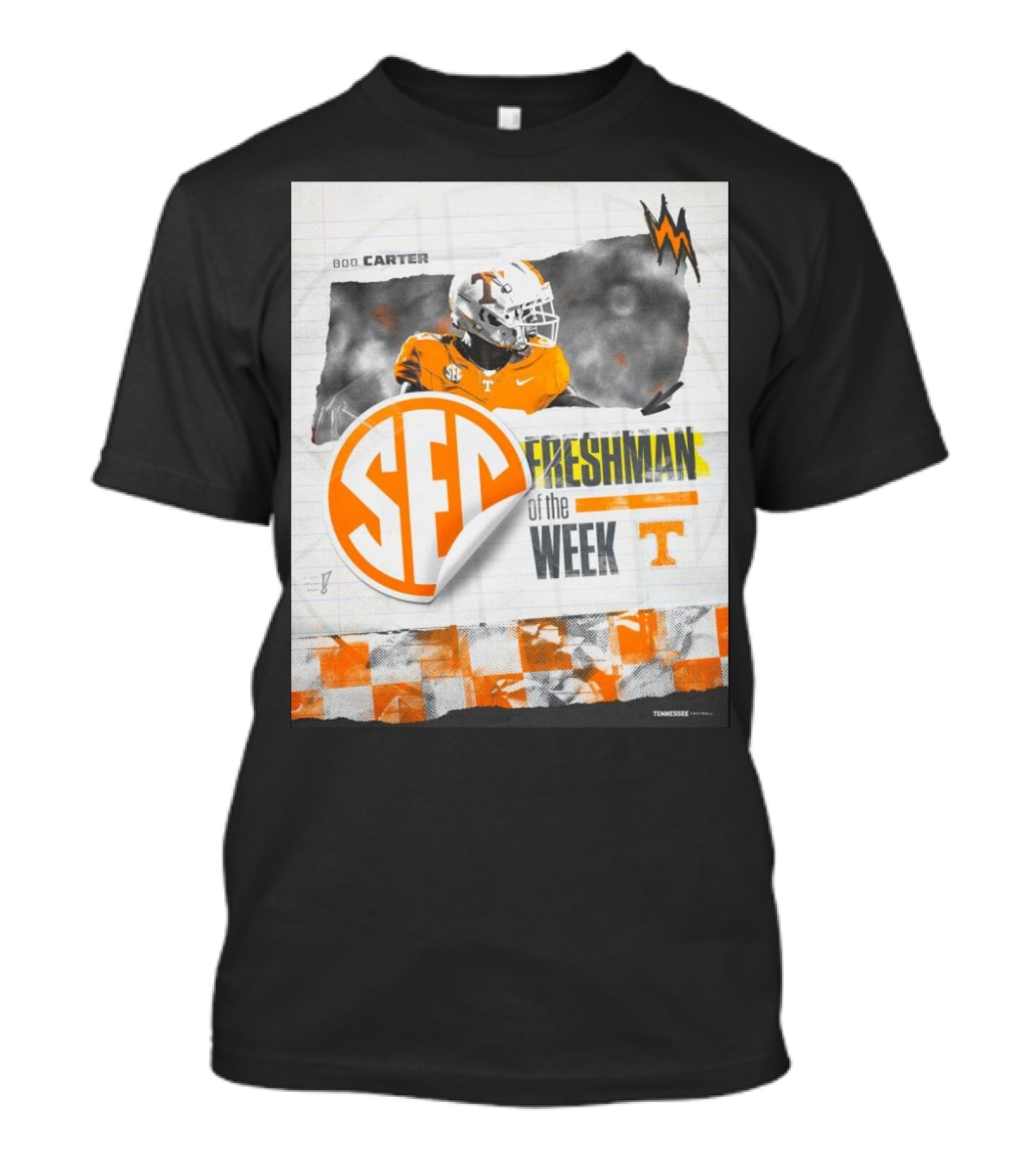 Boo Carter Freshman Of The Week SEC Tennessee Vols T-Shirt