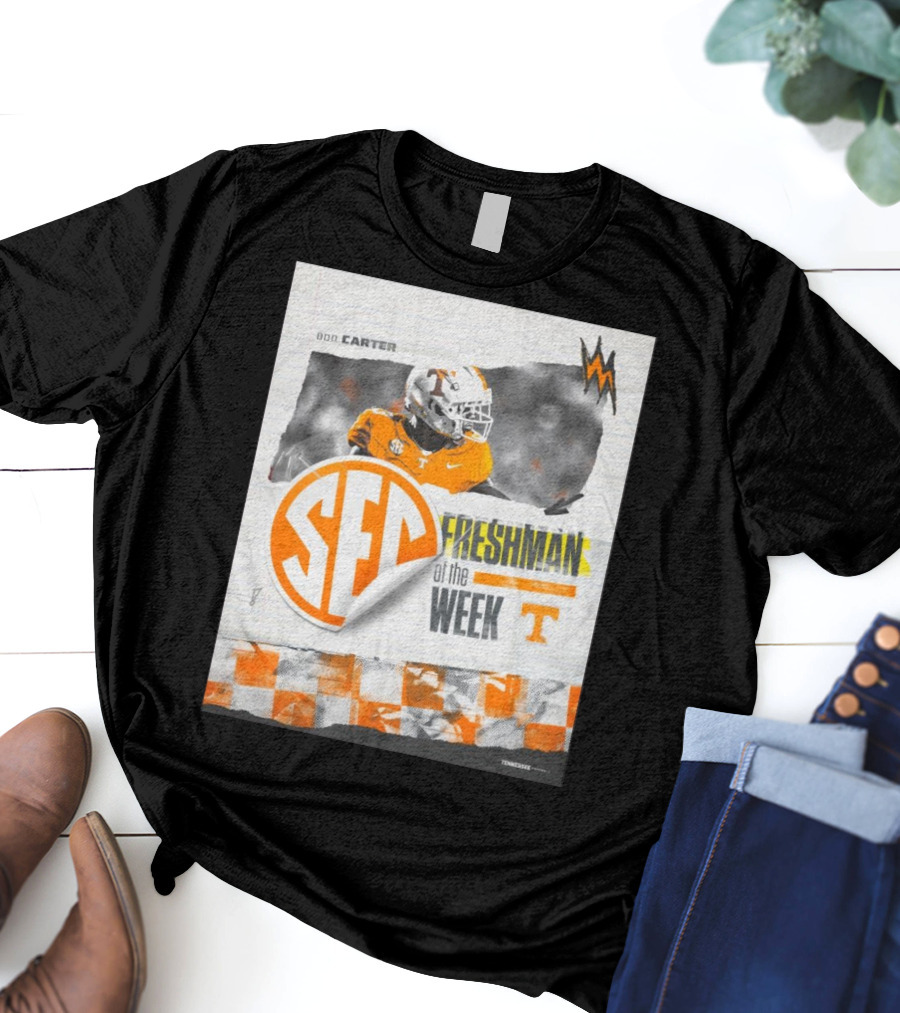 Boo Carter Freshman Of The Week SEC Tennessee Vols T-Shirt