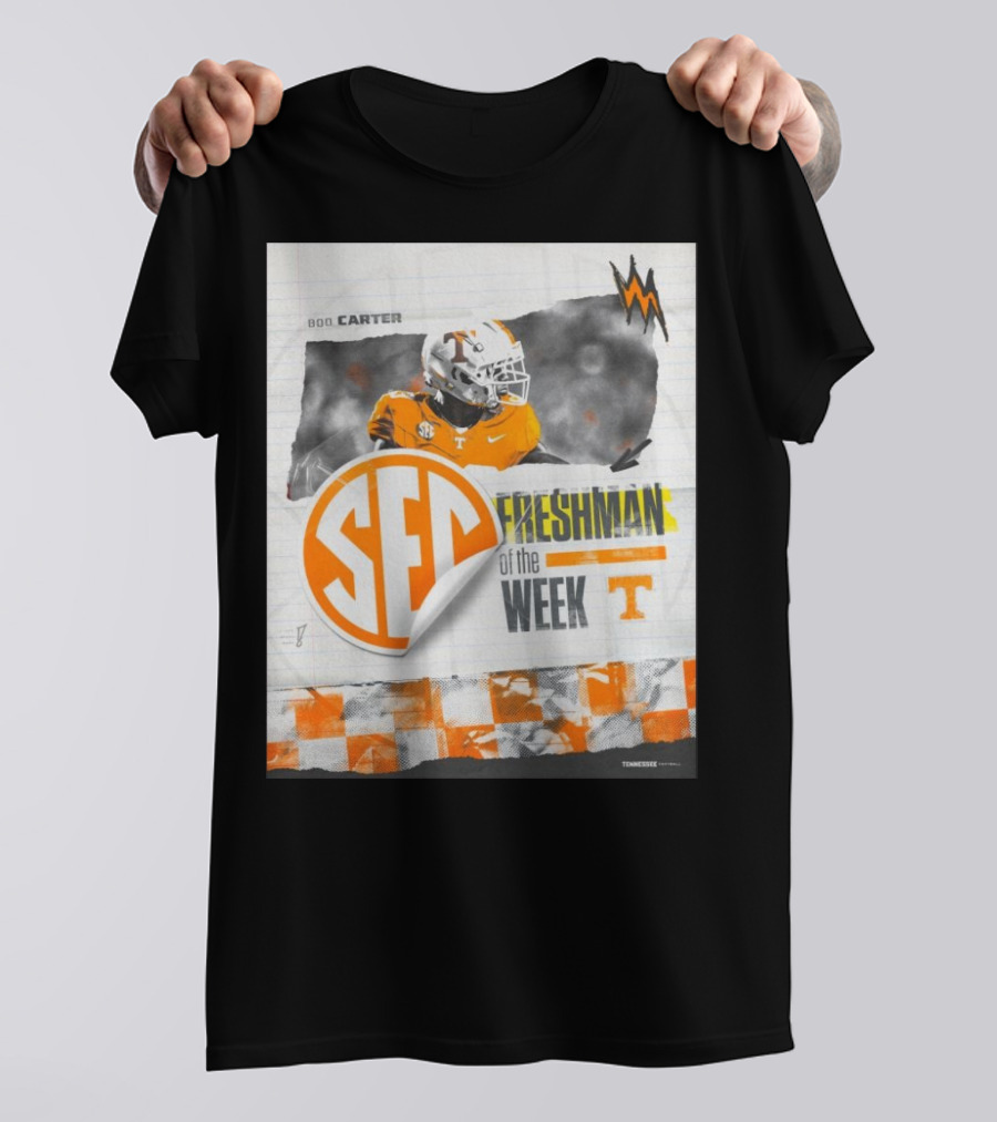 Boo Carter Freshman Of The Week SEC Tennessee Vols T-Shirt