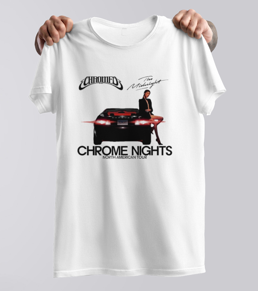 Chromeo The Midnight Chrome Nights North American Tour T-Shirt