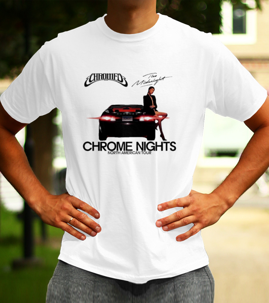 Chromeo The Midnight Chrome Nights North American Tour T-Shirt