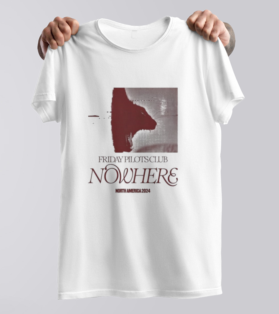 Friday Pilots Club Nowhere North America T-Shirt