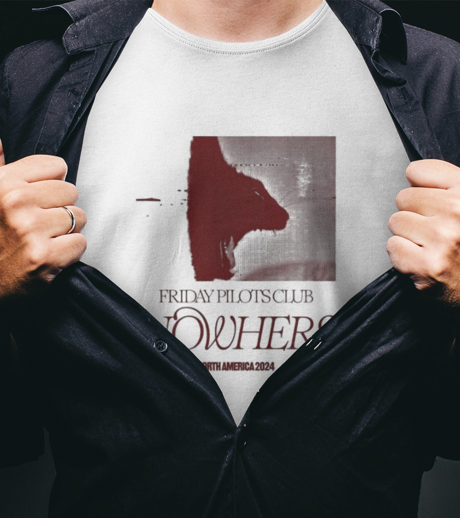 Friday Pilots Club Nowhere North America T-Shirt