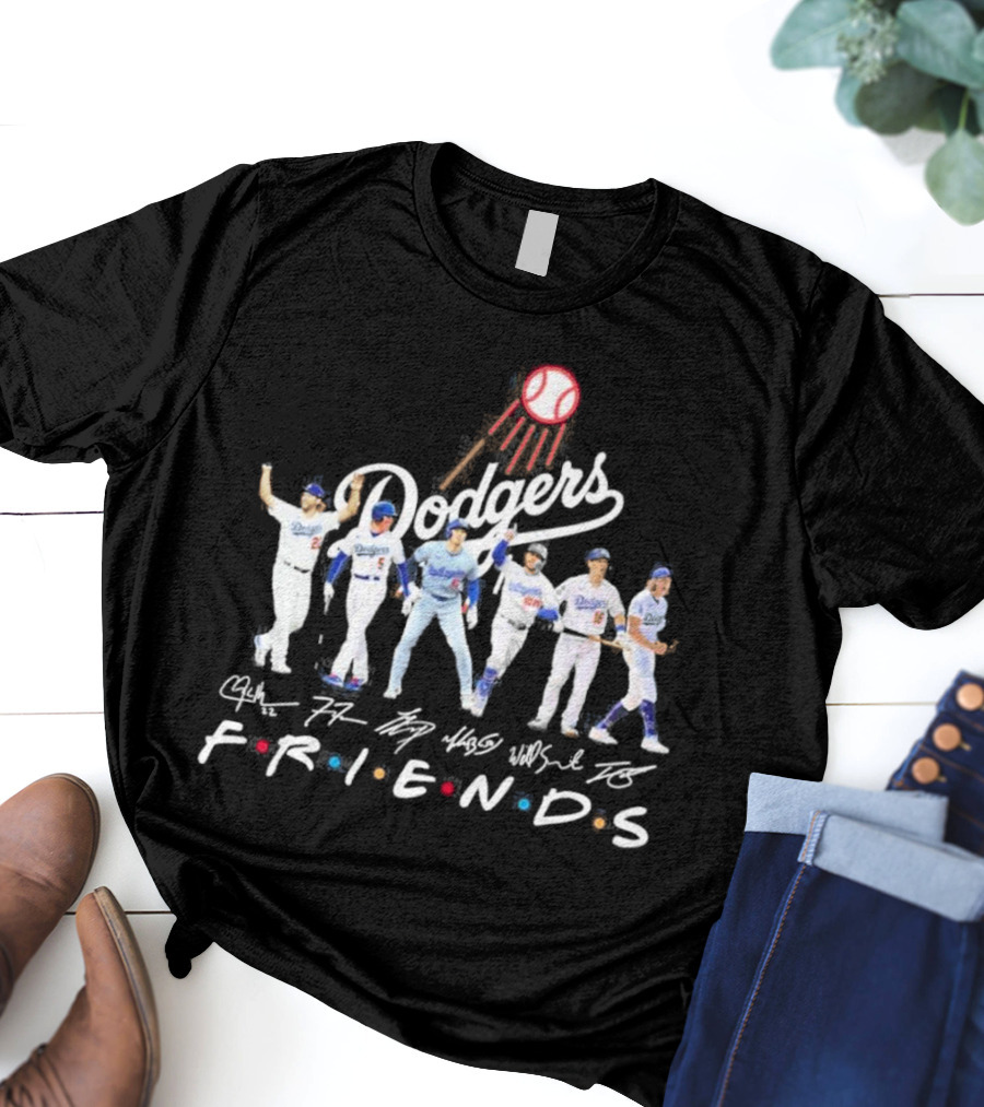Friends Dodgers Los Angeles Players NLCS T-Shirt