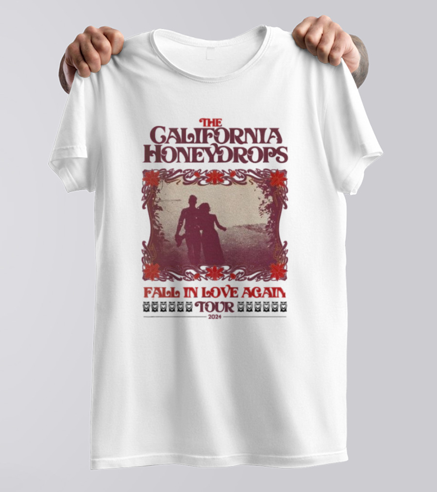 The California Honeydrops Fall In Love Again Tour T-Shirt