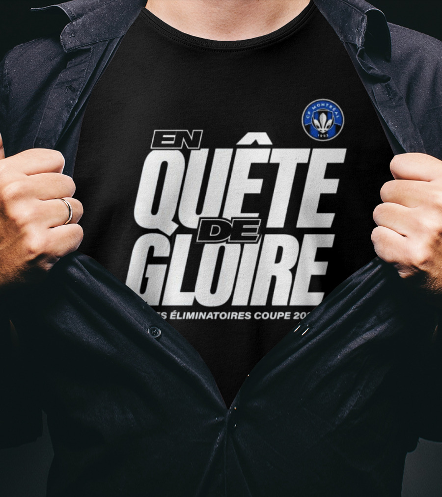 CF Montreal En Quête De Gloire Séries Éliminatoires Coupe T-Shirt