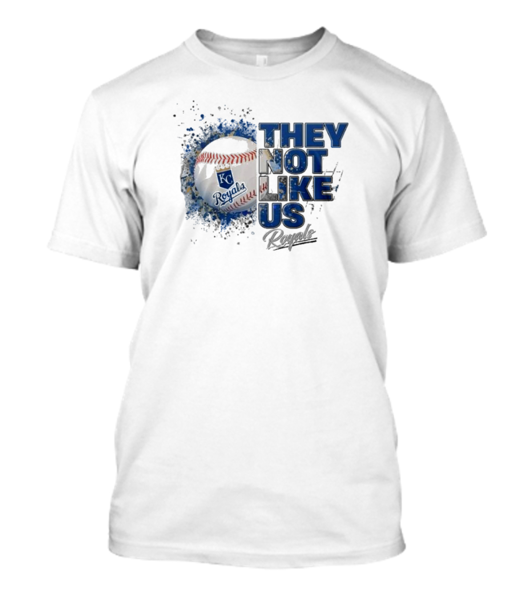 Kansas City Royals They Not Like Us Baseball T-Shirt