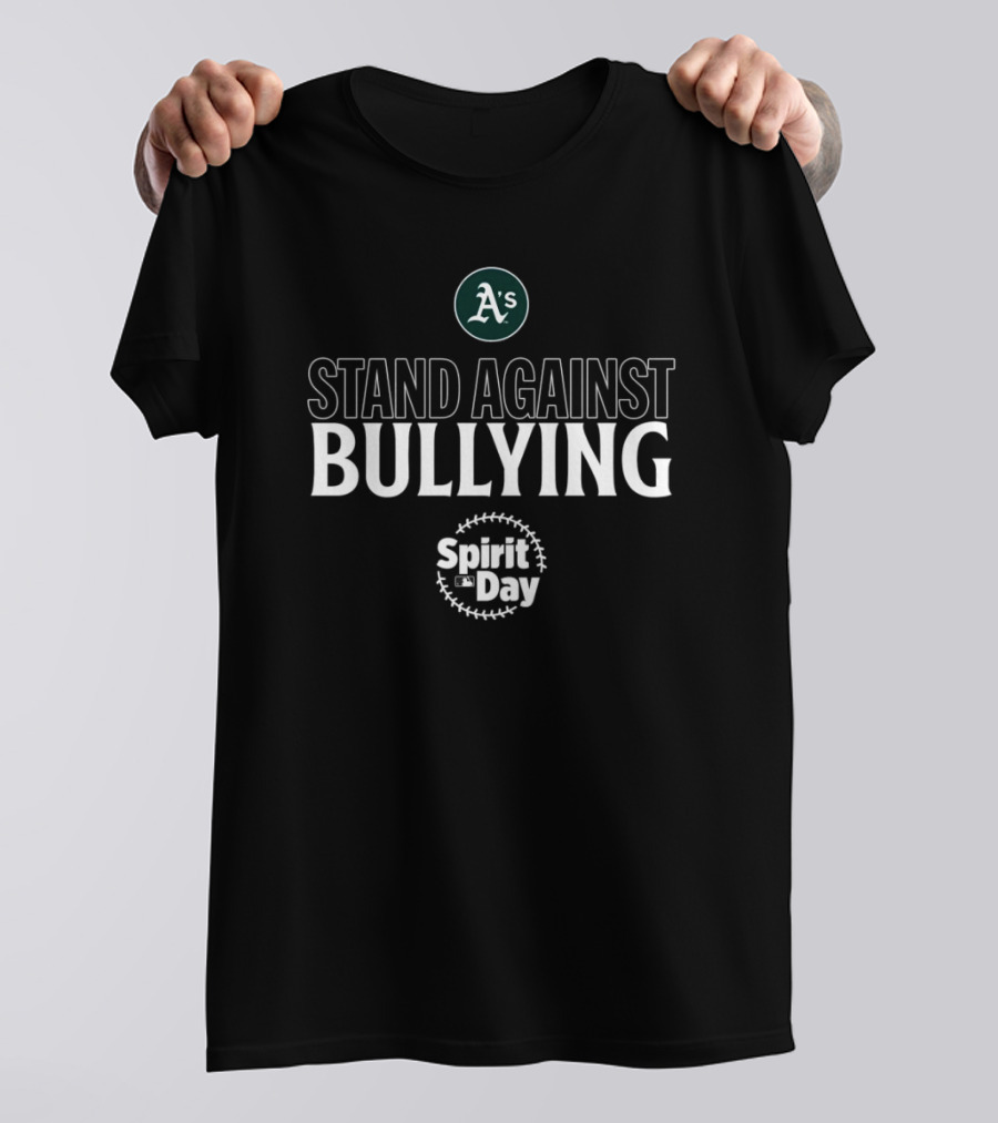 A’s Stand Against Bullying Spirit Day MLB T-Shirt