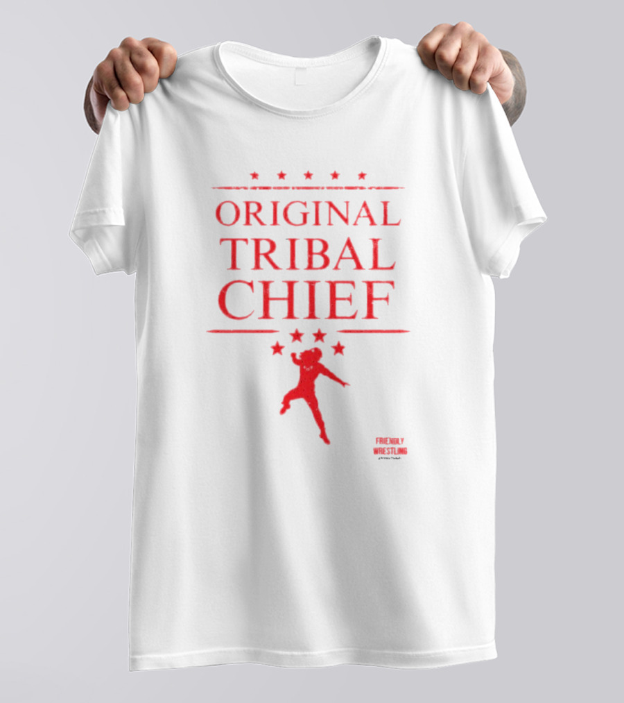 Original Tribal Chief Friendly Wrestling OTP WWE T-Shirt
