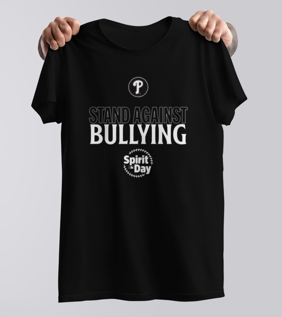 Stand Against Bullying Spirit Day Philadelphia Phillies P T-Shirt