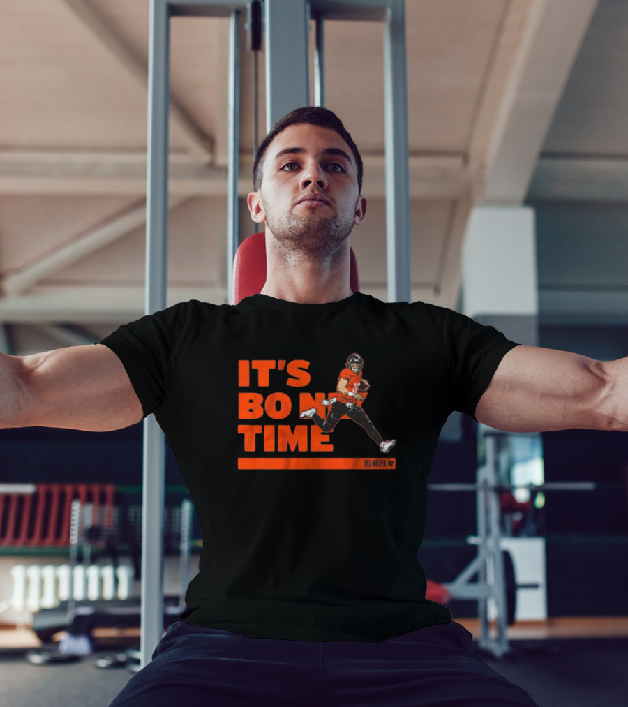 It's Bo Nix Time NFLPA Football Action T-Shirt
