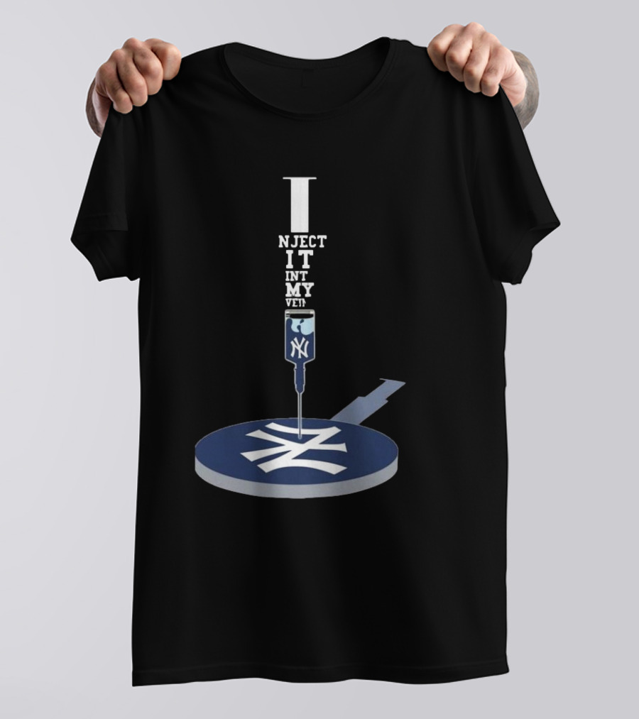 New York Yankees ALCS Inject It Into My Veins Syringe T-Shirt