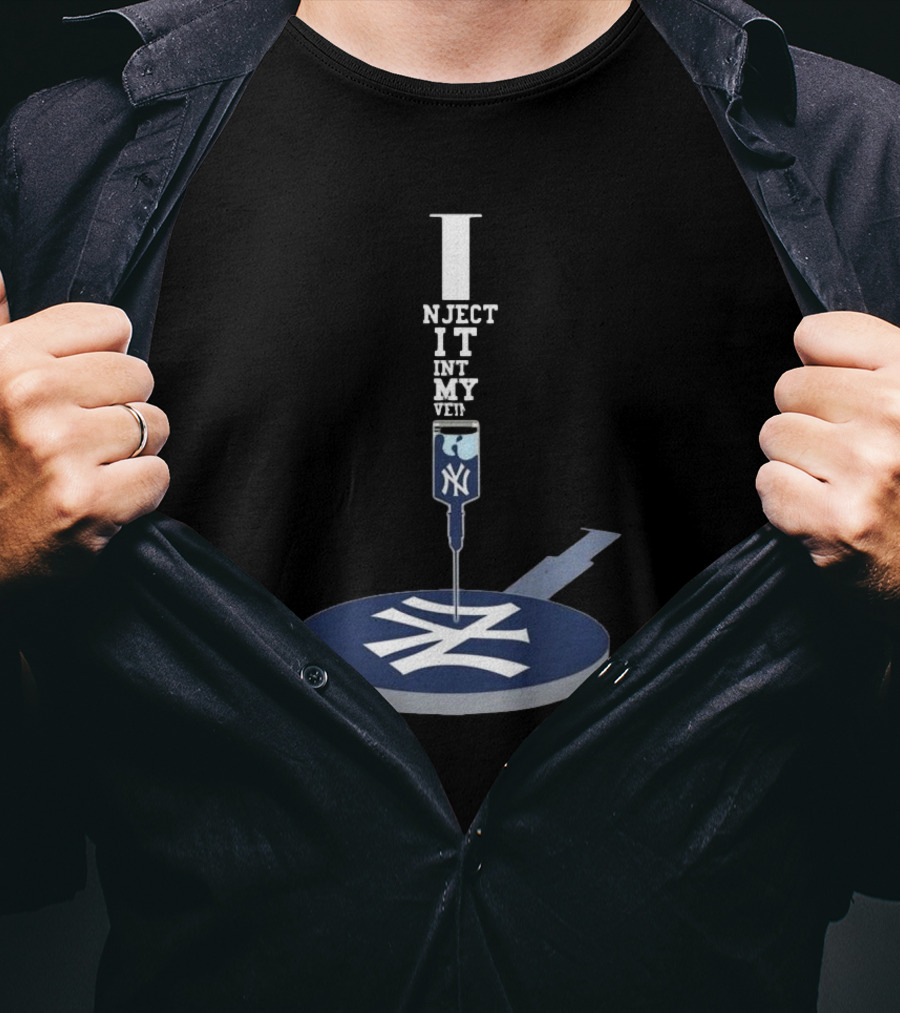 New York Yankees ALCS Inject It Into My Veins Syringe T-Shirt