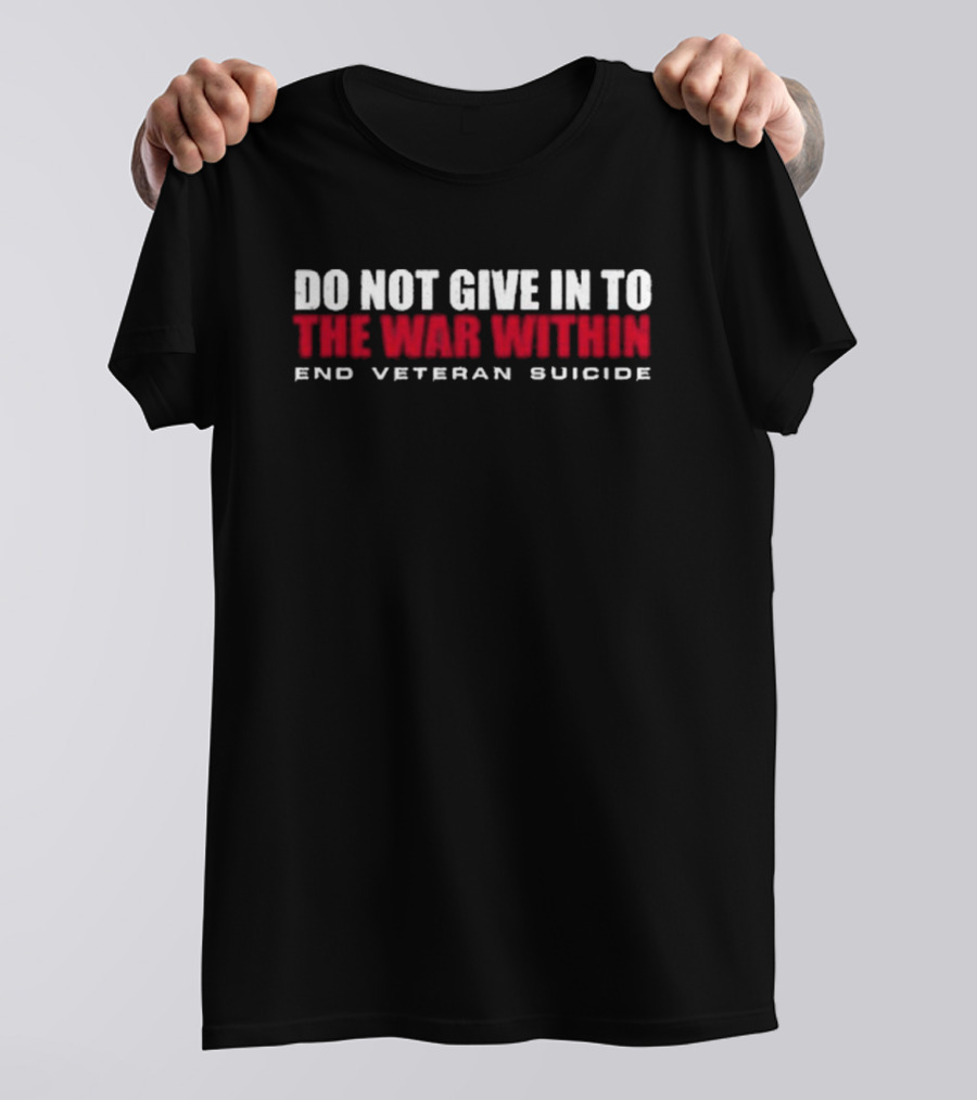 Delta Airlines Controversy Catherine Banks Wearing Do Not Give In To The War Within End Veteran Suicide Message T-Shirt