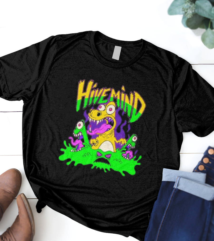 Hivemind Metalcore Dinosaur Monster New T-Shirt