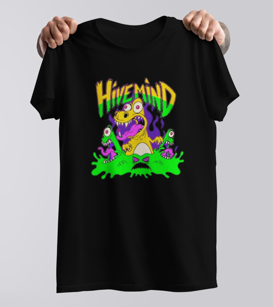 Hivemind Metalcore Dinosaur Monster New T-Shirt