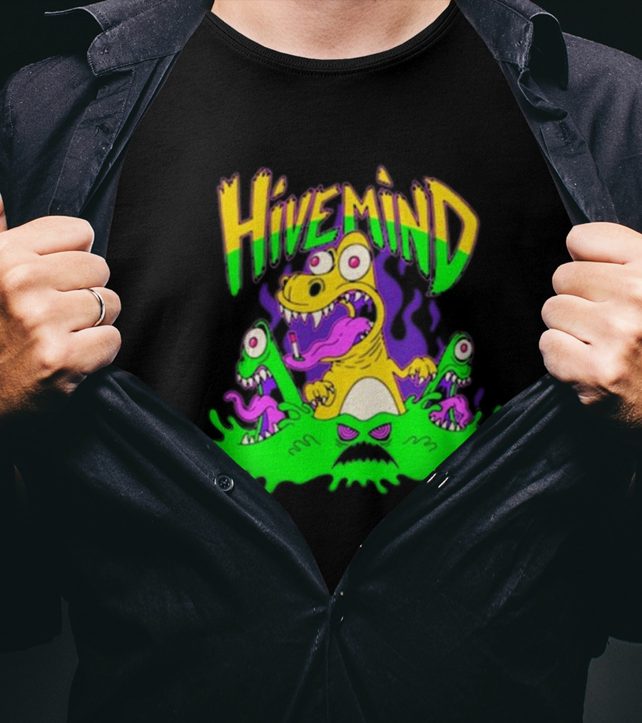 Hivemind Metalcore Dinosaur Monster New T-Shirt