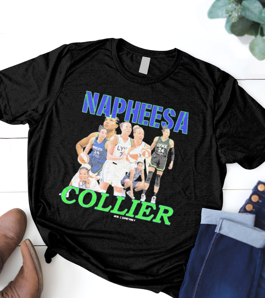 Napheesa Collier Minnesota Lynx WNBA The Homegrown Company Collage T-Shirt
