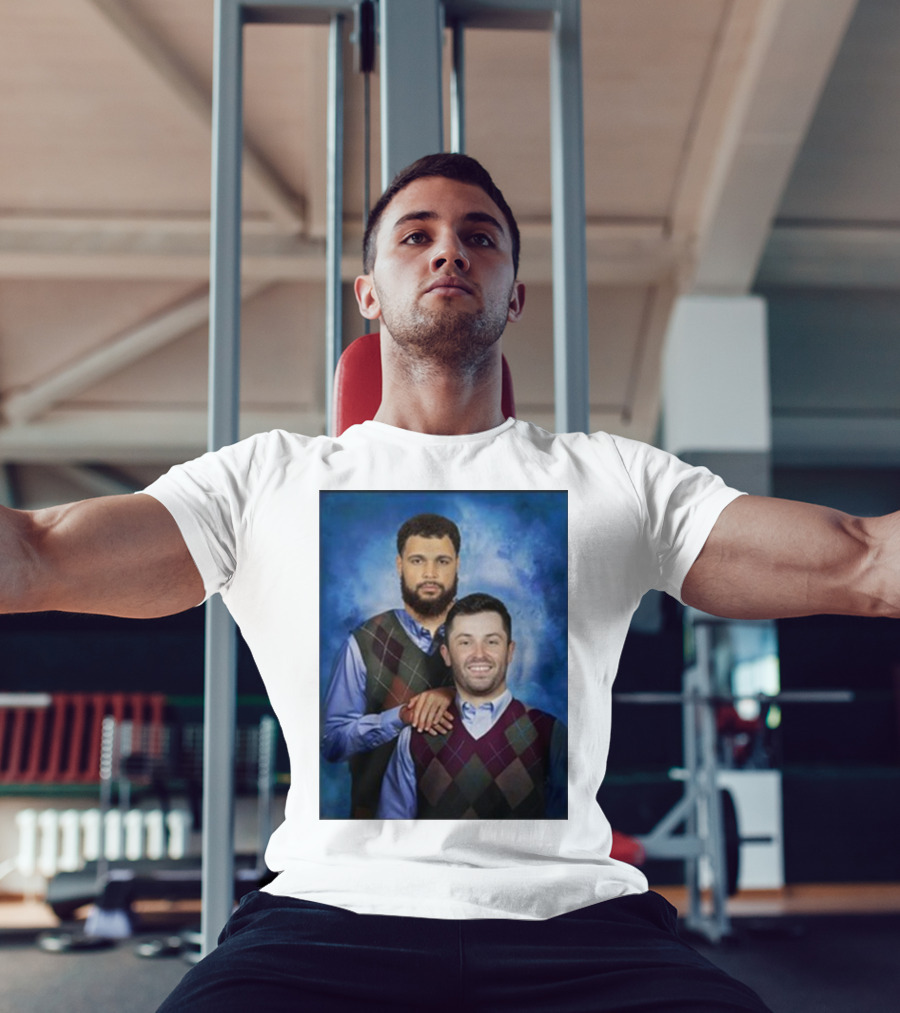 Chase Mclaughlin Wearing Baker Mayfield Mike Evans Step Brothers T-Shirt