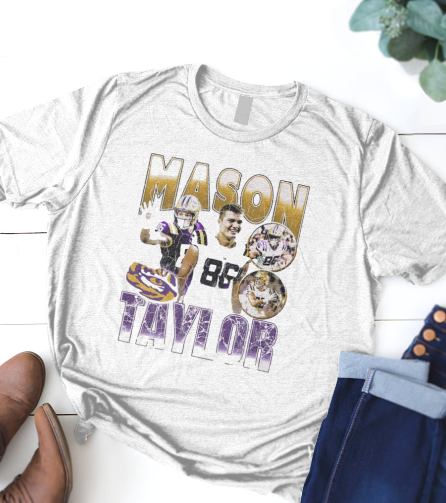 Mason Taylor LSU Tigers 89 Football 90s T-Shirt
