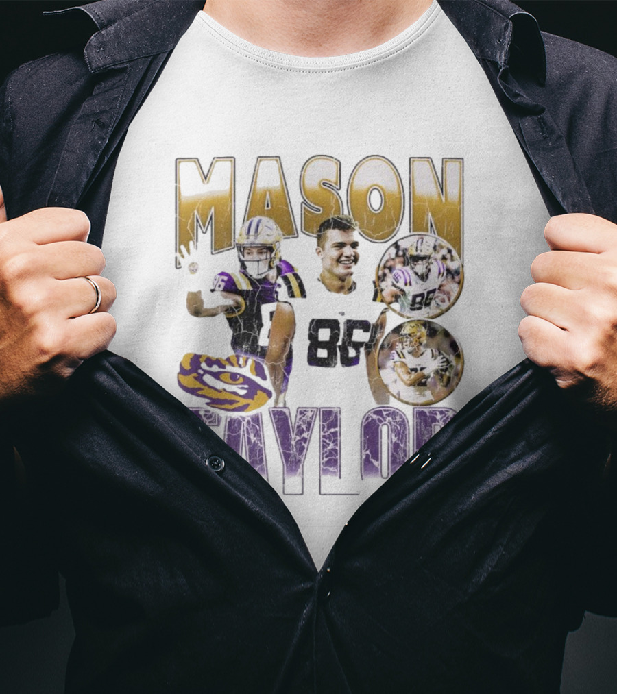 Mason Taylor LSU Tigers 89 Football 90s T-Shirt