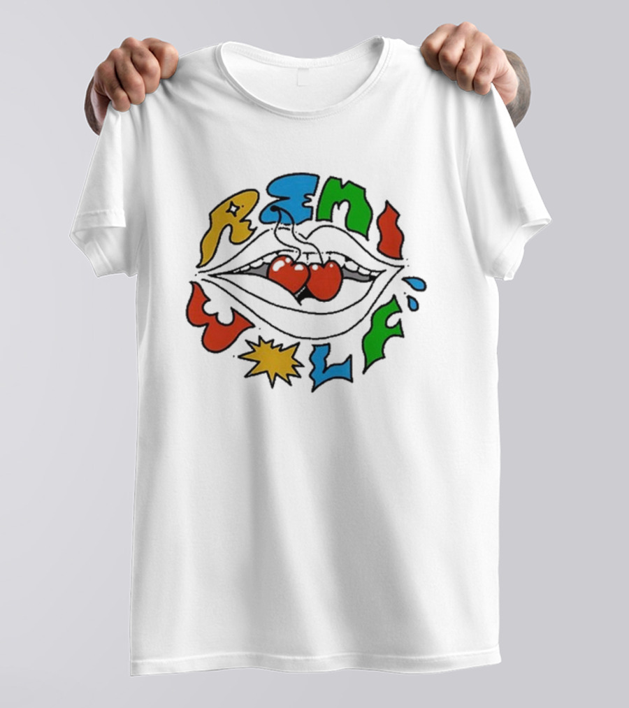 Remi Wolf Colorful Mouth Cherries T-Shirt