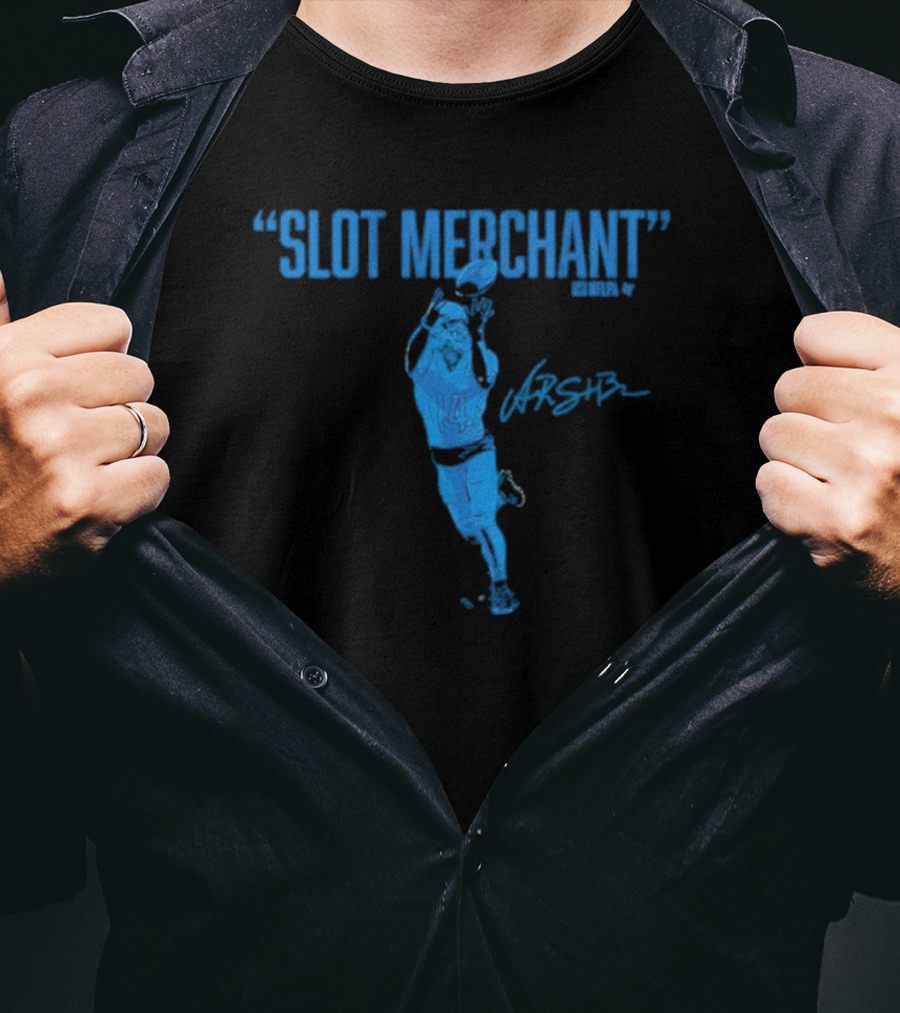 Slot Merchant Amon-Ra St. Brown Signature Catch T-Shirt