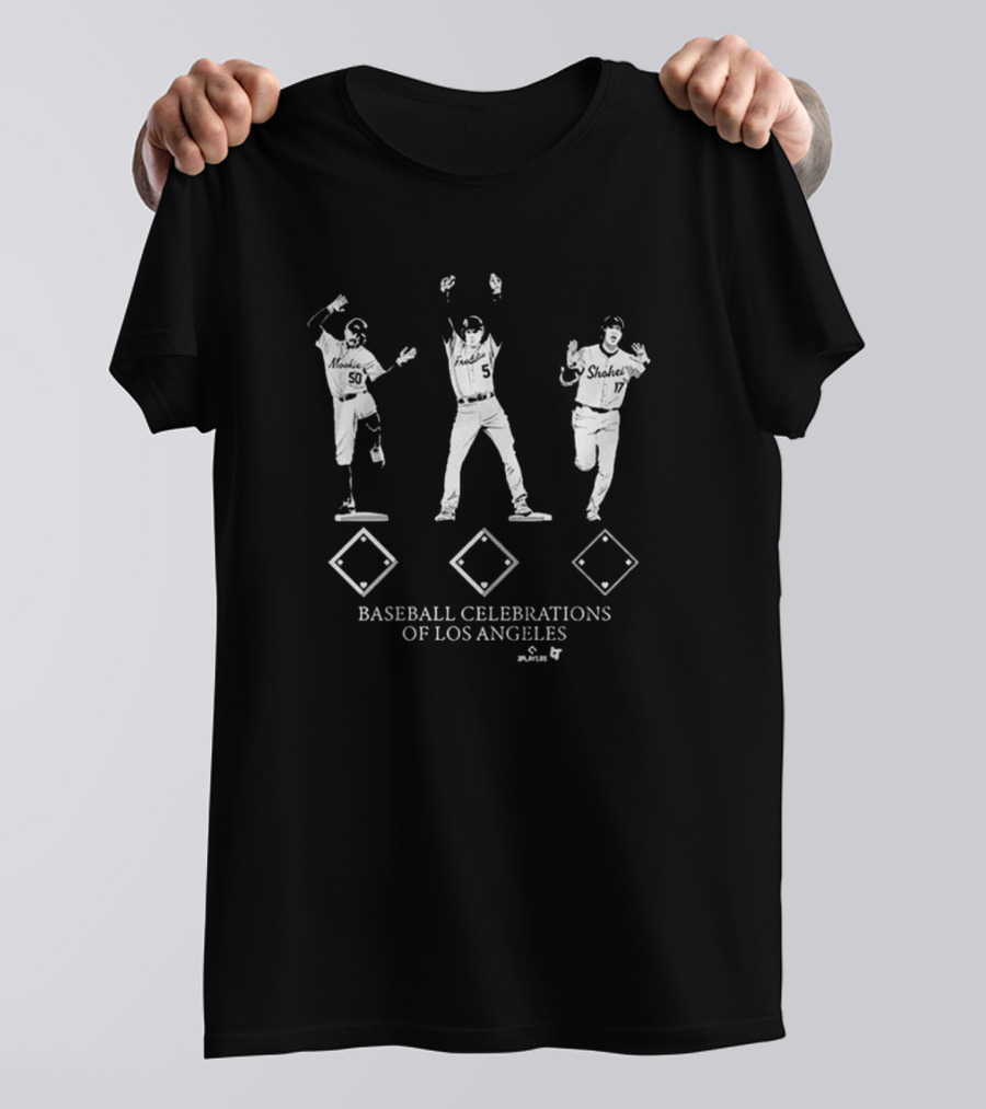 Baseball Celebrations Of Los Angeles Players Dodgers Lakers Shohei Ohtani T-Shirt