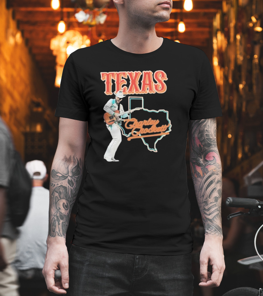 Texas Charley Crockett Cowboy Music T-Shirt