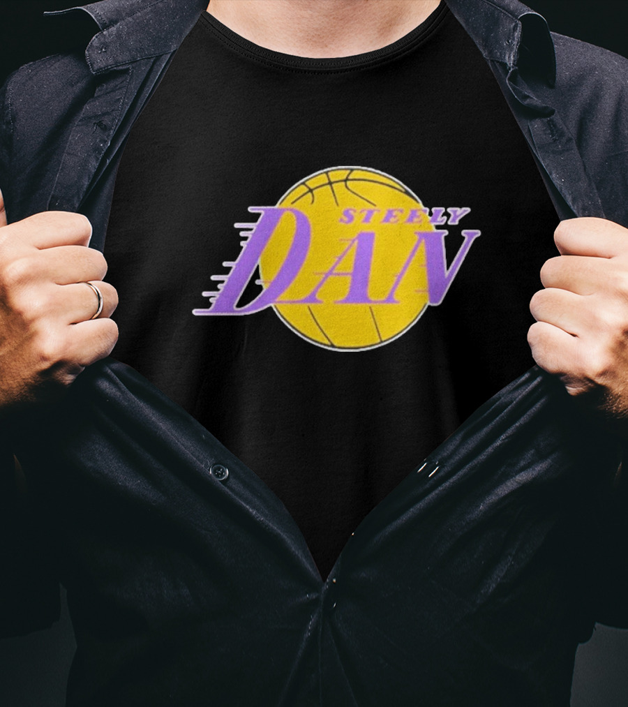 Steely Dan Lakers Basketball T-Shirt
