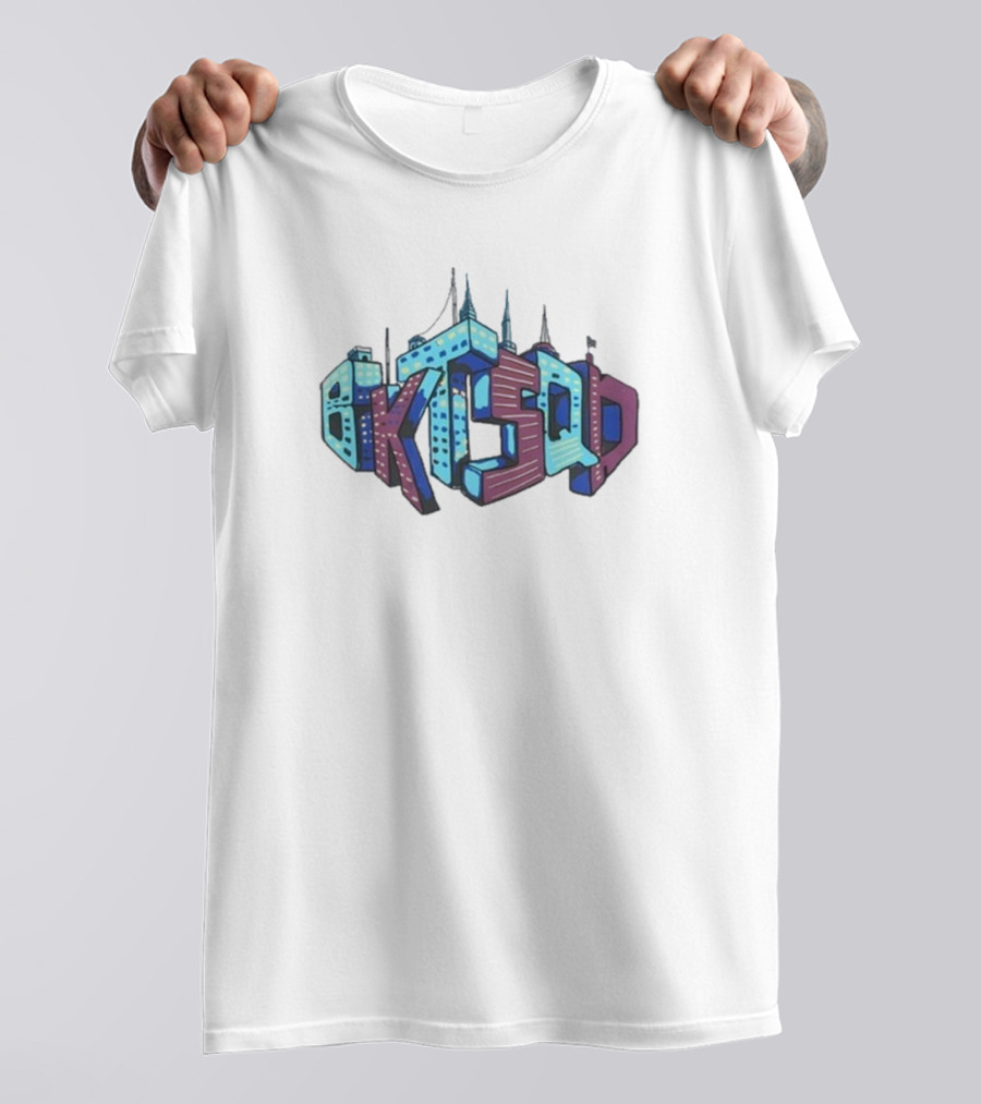 Bucketsquad BKTSQD Skyline Building Blocks T-Shirt
