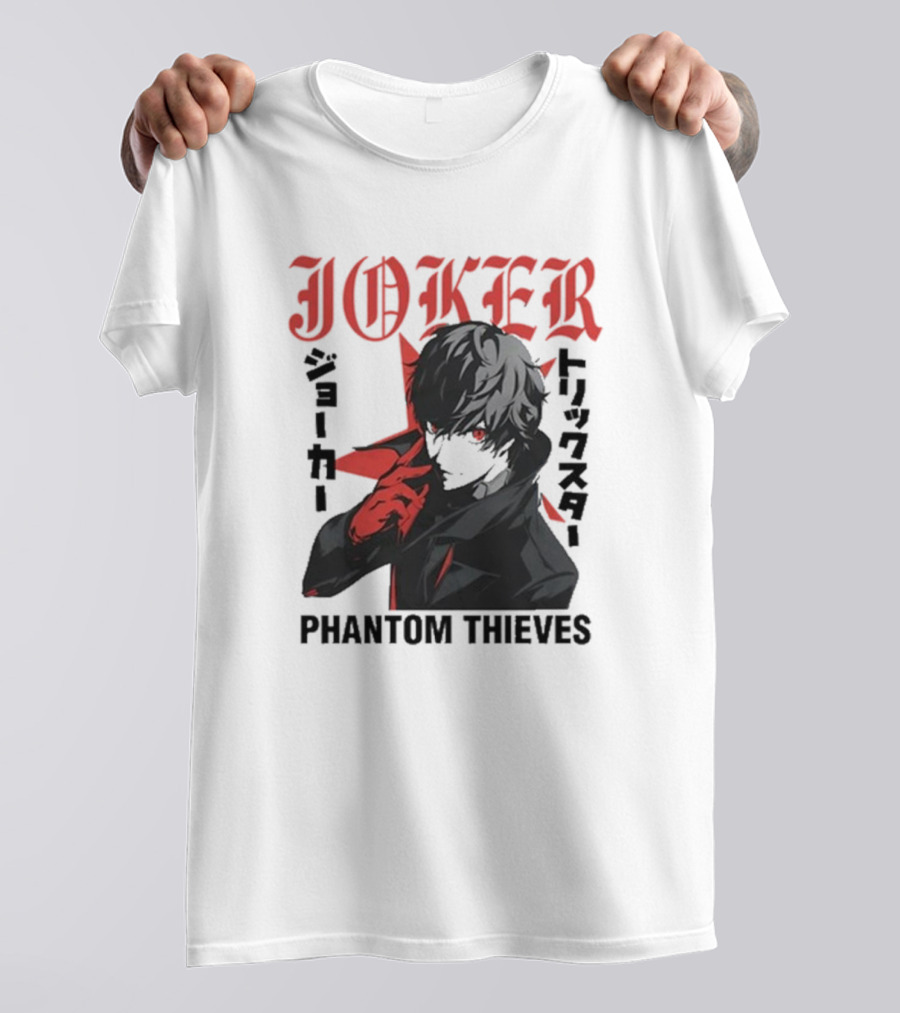 Joker Phantom Thieves Persona 5 Stylized Character T-Shirt