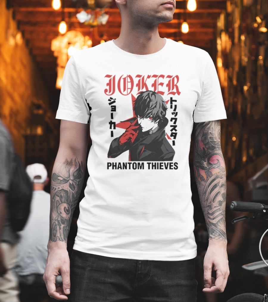 Joker Phantom Thieves Persona 5 Stylized Character T-Shirt